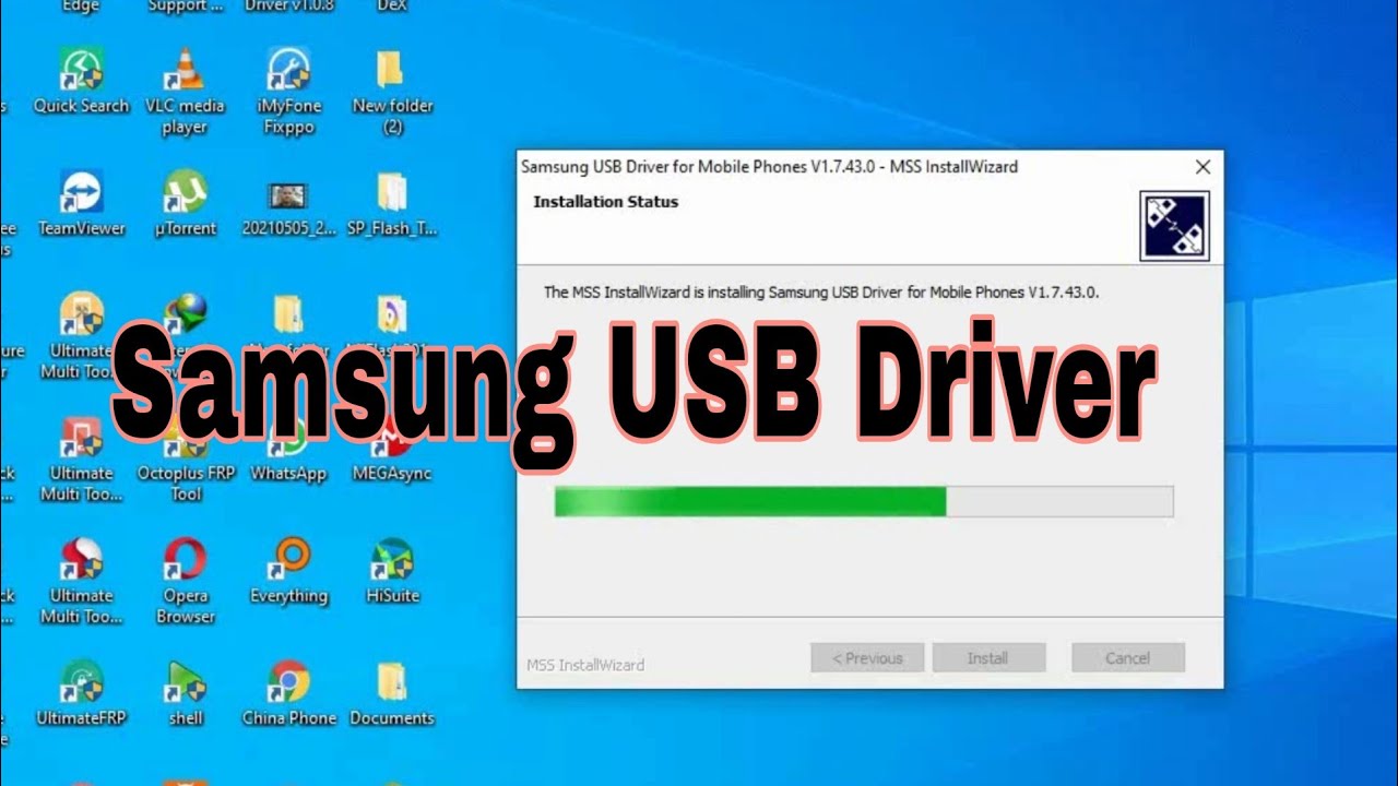 New Update How to Install Samsung USB Driver in PC