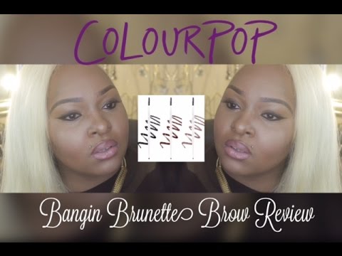 Видео: ColourPop Brow Pencil Bangin Brunette Обзор