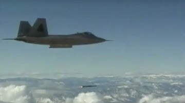 U.S. Air Force: F-22 Missile Launch