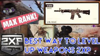 HOW TO MAXIMIZE WEAPON LEVELS WITH 2XP COLD WAR