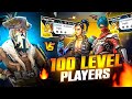 100 LEVEL 4 PRO PLAYERS VS AJJUBHAI &AMITBHAI CS GAMEPLAY | GARENA FREE FIRE image