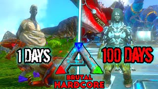 เอาชีวิตรอด100วัน ในโลกไดโนเสาร์ Ark Mobile Brutal Hardcore