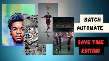 How to Batch Automate Actions In Photoshop | Batch edit in photoshop (2025)-Easy guide