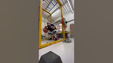 Dr. Kanishk | SSB 12” Box Squats 110 kgs x 3 reps vs. 34 kgs Chains