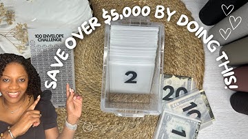 How to start the 100 envelope challenge | Save $5,000 using this challenge