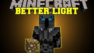 Minecraft : BETTER LIGHT! (MORE LIGHT SOURCES, BURN MOBS FOR LIGHT) Dynamic Lights Mod Showcase
