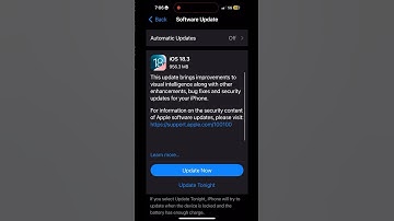 iOS 18.3 update release #shorts
