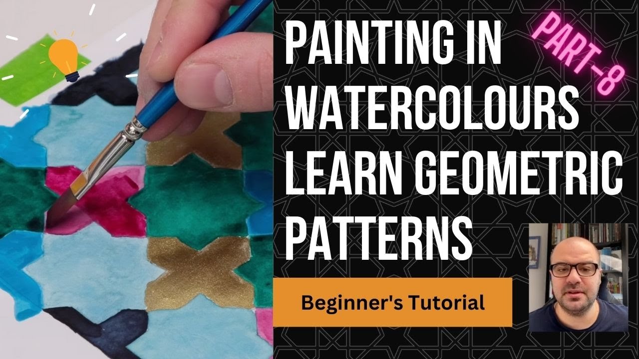 Quickly Fix WATERCOLOUR MISTAKES and LEARN ISLAMIC GEOMETRIC Patterns ...