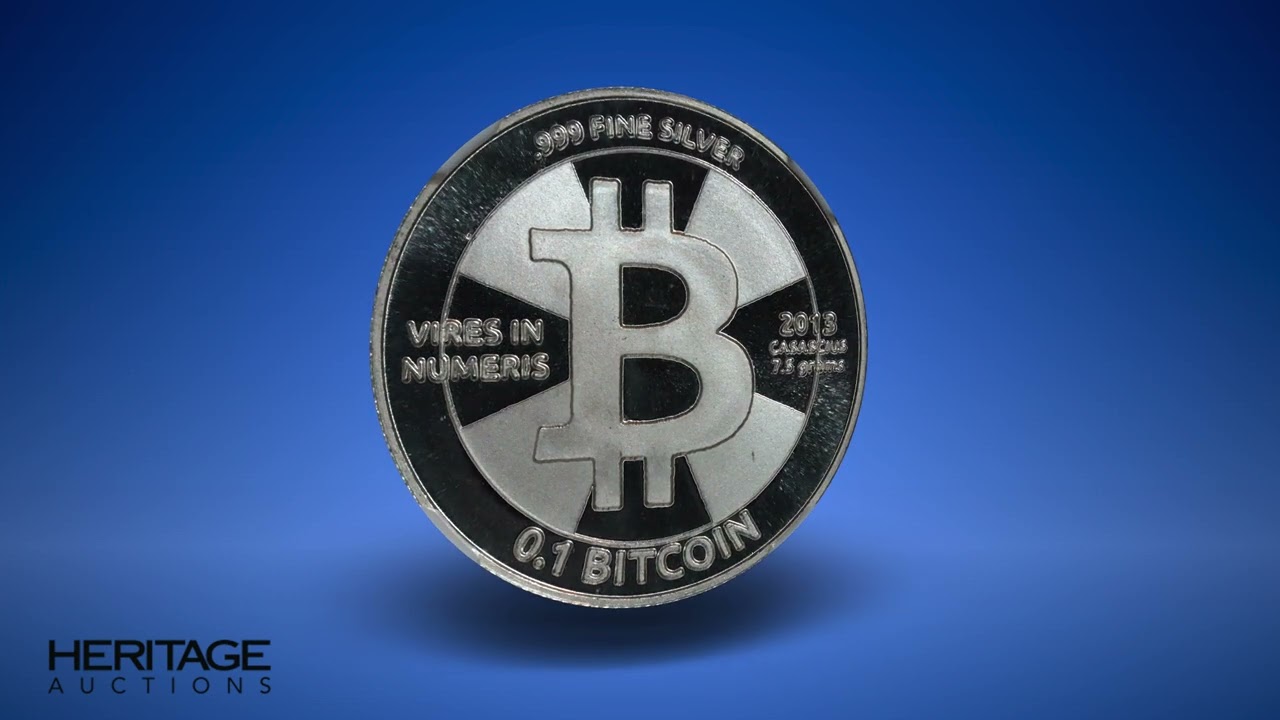 Cryptocurrency: Casascius silver Proof Loaded (Unredeemed) 0.1 | Lot #36037  | Heritage Auctions