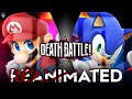 Mario vs sonic reanimated collab death battles 100th episode  crossover x feat originthehero