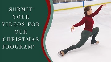 Learn the Choreography for a Christmas Figure Skating Program!