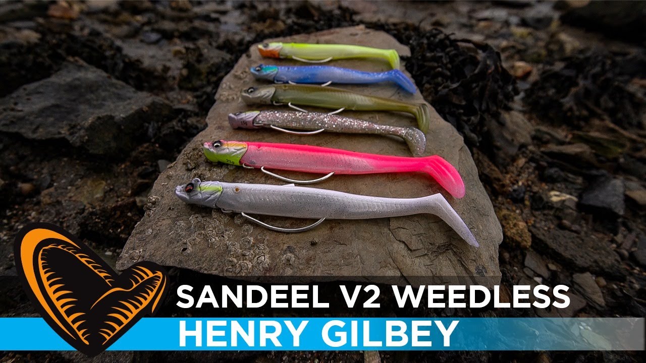 Savage Gear Sandeel V2 Weedless, Henry Gilbey - Bass Fishing 