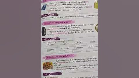 4th Std Science Unit 2- Matter and Materials (Part-2)