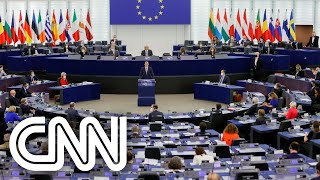 Parlamento Europeu aprova resolução condenando atos criminosos no Brasil | NOVO DIA