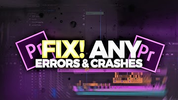FIX Any ERROR and CRASHES In Premiere Pro cc 18/19/20