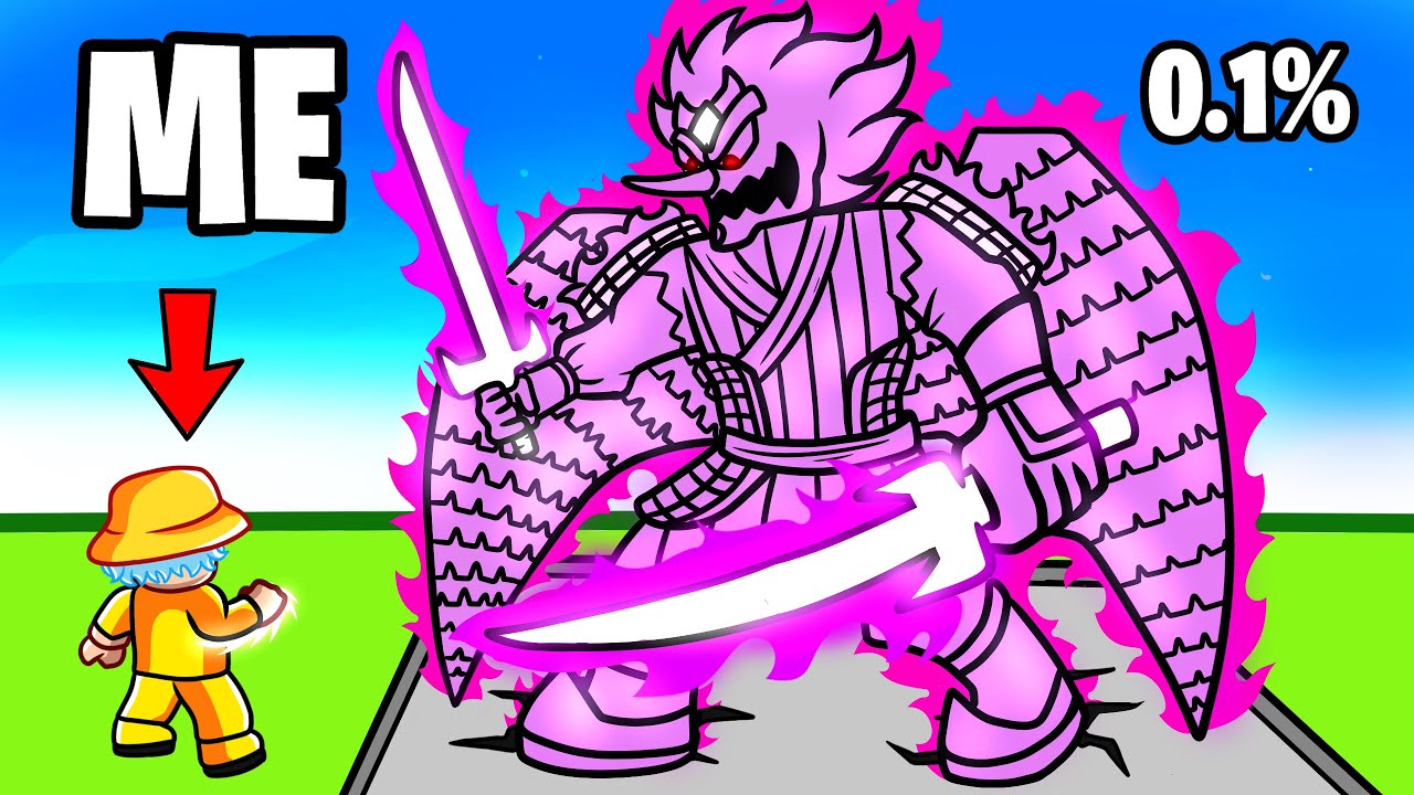 I Unlocked OP 0.1% SECRET NINJA in Roblox Battlegrounds
