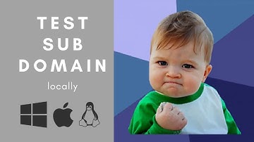 Test SubDomain Locally