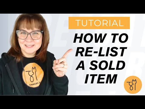 How to Relist That Sold #treecat #crosslisting