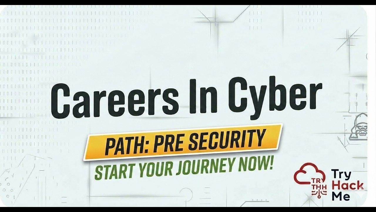 Careers in Cyber | Pre Security | TryHackMe | Hind - YouTube