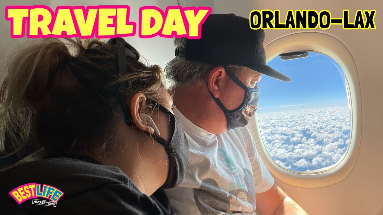 Travel Vlog! Returning Home from Orlando Florida to Los Angels California After one Month in WDW!