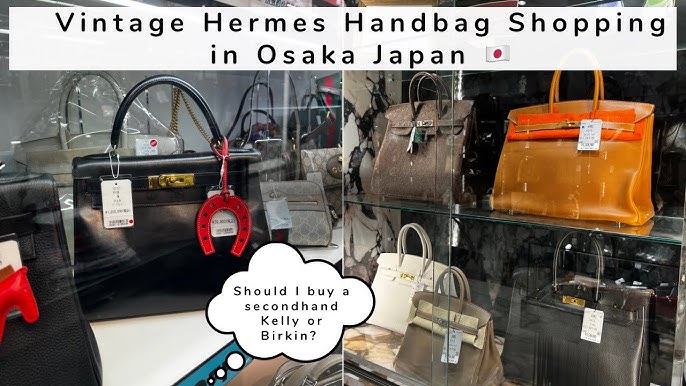 Japan Tokyo Luxury Vintage/Used Handbag Shopping Vlog/TRY ON (Chanel,  Hermes, Louis Vuitton) 