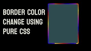 "🌈 Create a Stunning Gradient Border with Rotating Colors in CSS | Tutorial!"