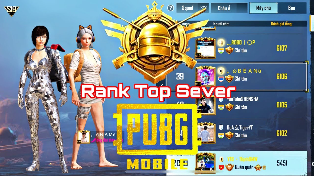 [P10] PUBG MOBILE | Hướng Dẫn Cày Rank Chí Tôn SS19 | TOp 39 Sever và Những Trận Liên Sever