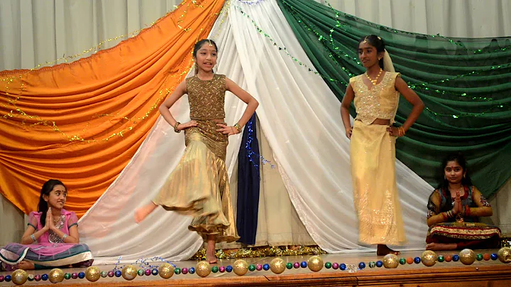 Rebecca & Myna's dance at Indian Republic day cere...