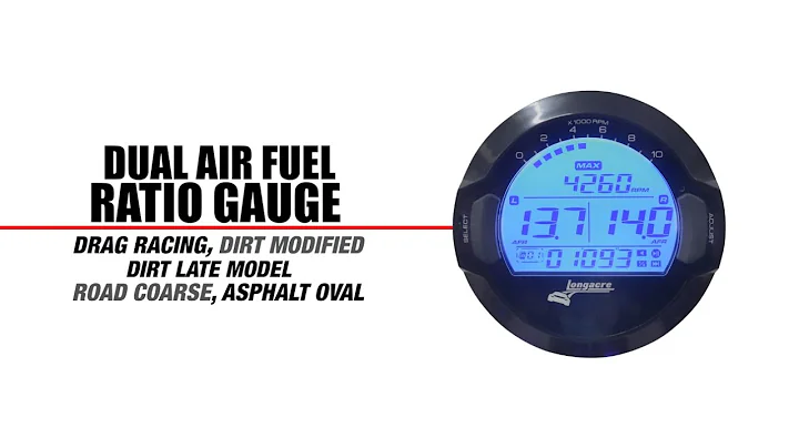 Why Choose The Dual Air Fuel Ratio Gauge from Longacre?