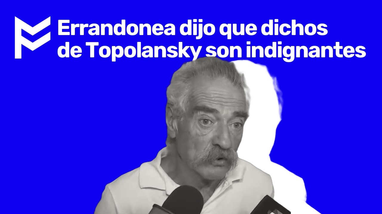 Errandonea dijo que dichos de Topolansky son indignantes - YouTube