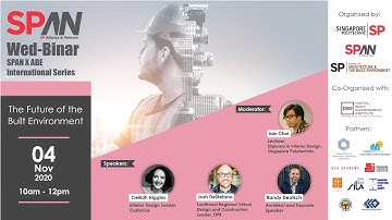 SPAN Wedbinar (International Series): The Future of the Built Environment  - 4 Nov 2020