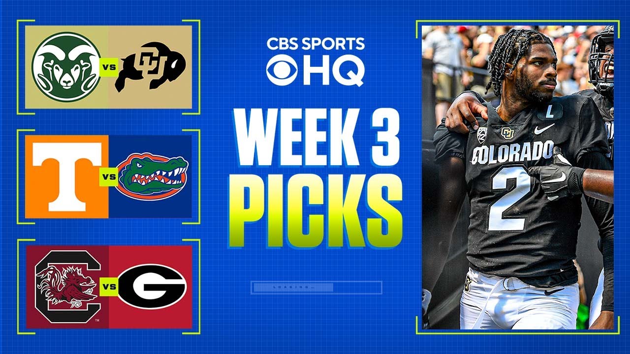 College Football Week 3: EXPERT PICKS For Saturday's TOP GAMES I