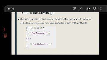 Condition coverage-white box testing
