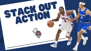 Stack Out: A Simple Basketball Action with Big-Time Options