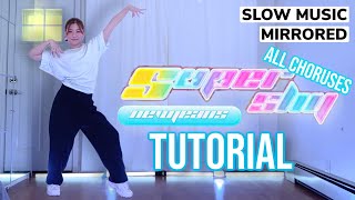 SLOW NEW JEANS 'SUPER SHY' DANCE TUTORIAL First Chorus + Challenge Ver. + Ending MIRRORED