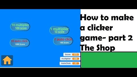 How to make a Clicker Game in Scratch - Part 2 - Shop and Events