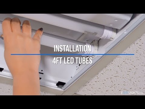 Vídeo: Com substitueixo els tubs fluorescents per LED?