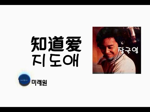 [중국노래]한글가사/해석/자막/병음 장국영(张国荣)의 지도애(知道爱)