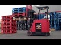 DRIVING MY FORKLIFT AT WORK