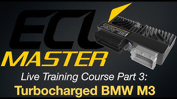ECU Master EMU Black Live Training Part 3: Turbo BMW M3 | Evans Performance Academy