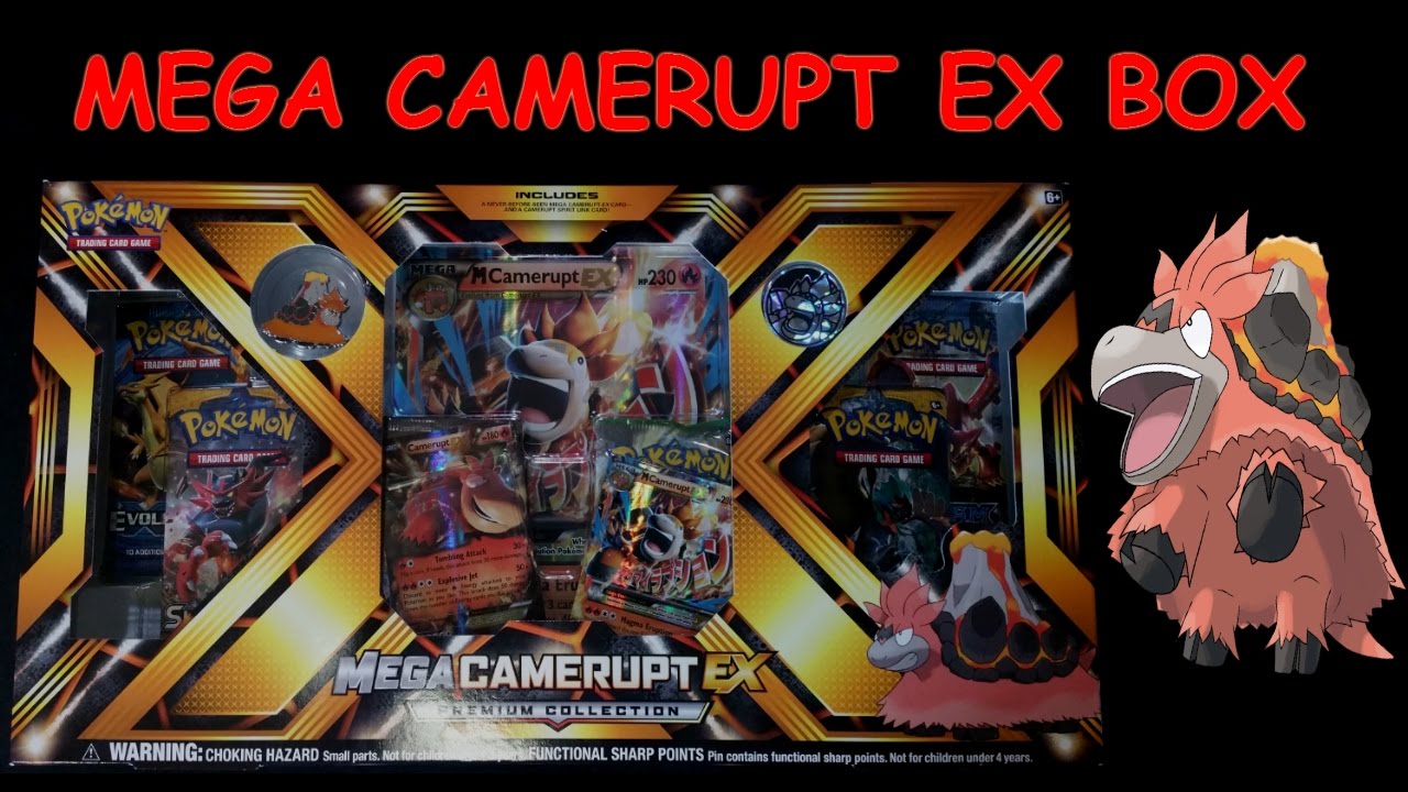 Opening A Mega Camerupt EX Premium Collection Box YouTube