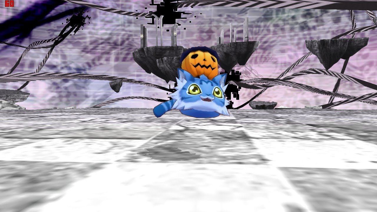 digimon CS final boss but I beat it with wanyamon team