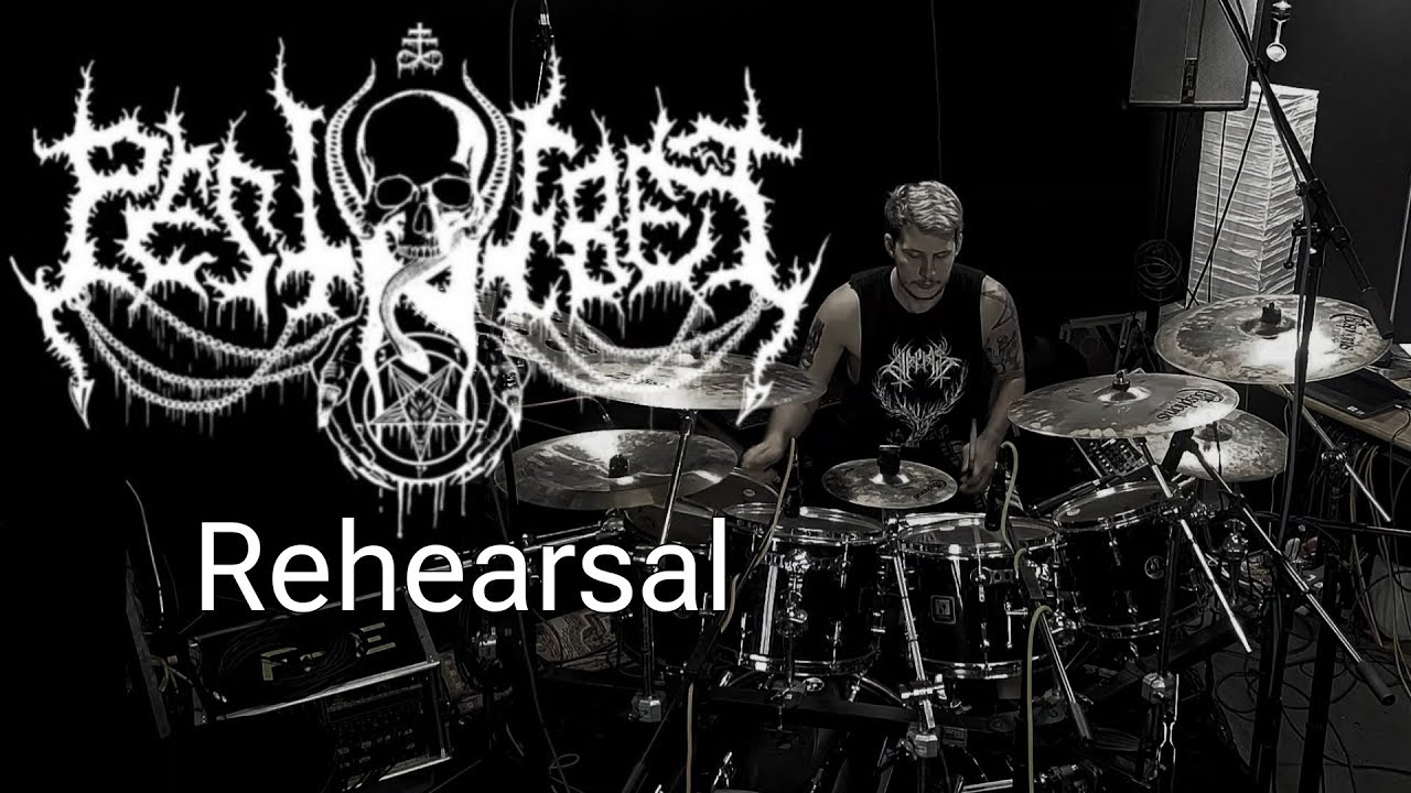Pestnebel - Der schwarze Tod (Rehearsal Drum Cam by Peryton)