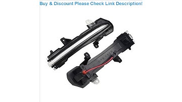 Car LED Turn Signal Light Dynamic Rearview Mirror Indicator Blinker For Nissan Kicks P15 Note E12