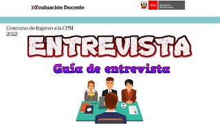 IMPORTANTE! ¿Cómo será la evaluación de entrevista para el nombramiento docente?