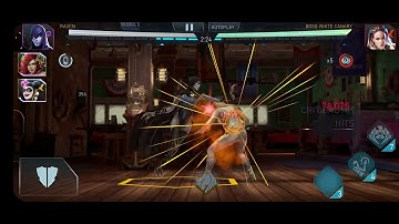 [Free to play: Injustice 2 Mobile] - Solo Raid Advent of Chaos Heroic 5 MV White Canary ONE SHOT