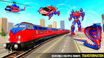 Snake Robot Train Transforming: Wars Robot Game 2021 #2 - Android Gameplay