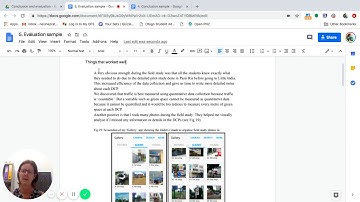 IB Geography - Internal Assessment conclusion sample and format