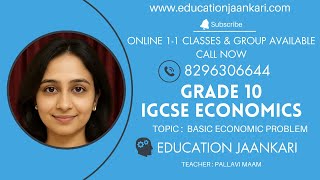 IGCSE Economics Online Tutors | One-to-One Live Tuition | IGCSE economics tutor online