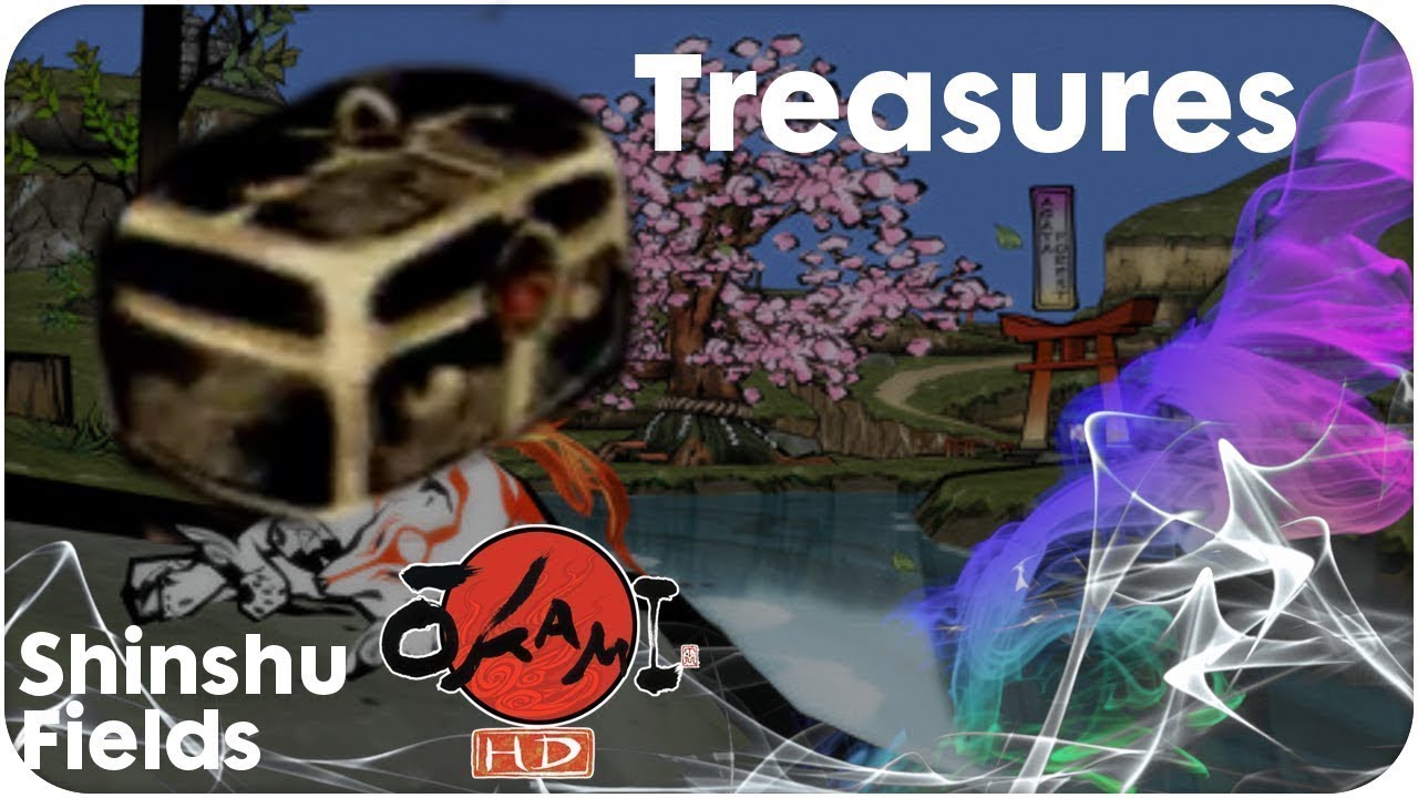 Okami HD Gameplay Walkthrough Shinshu Field Treasure Chests Locations